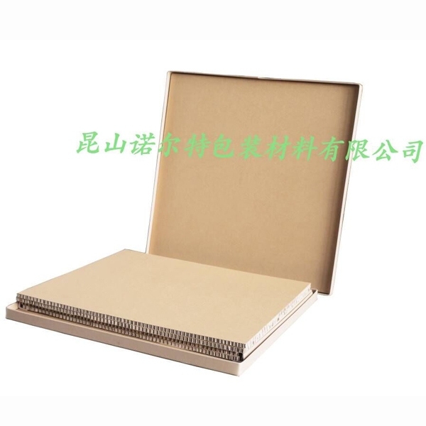插入式无底脚蜂窝纸箱展开图